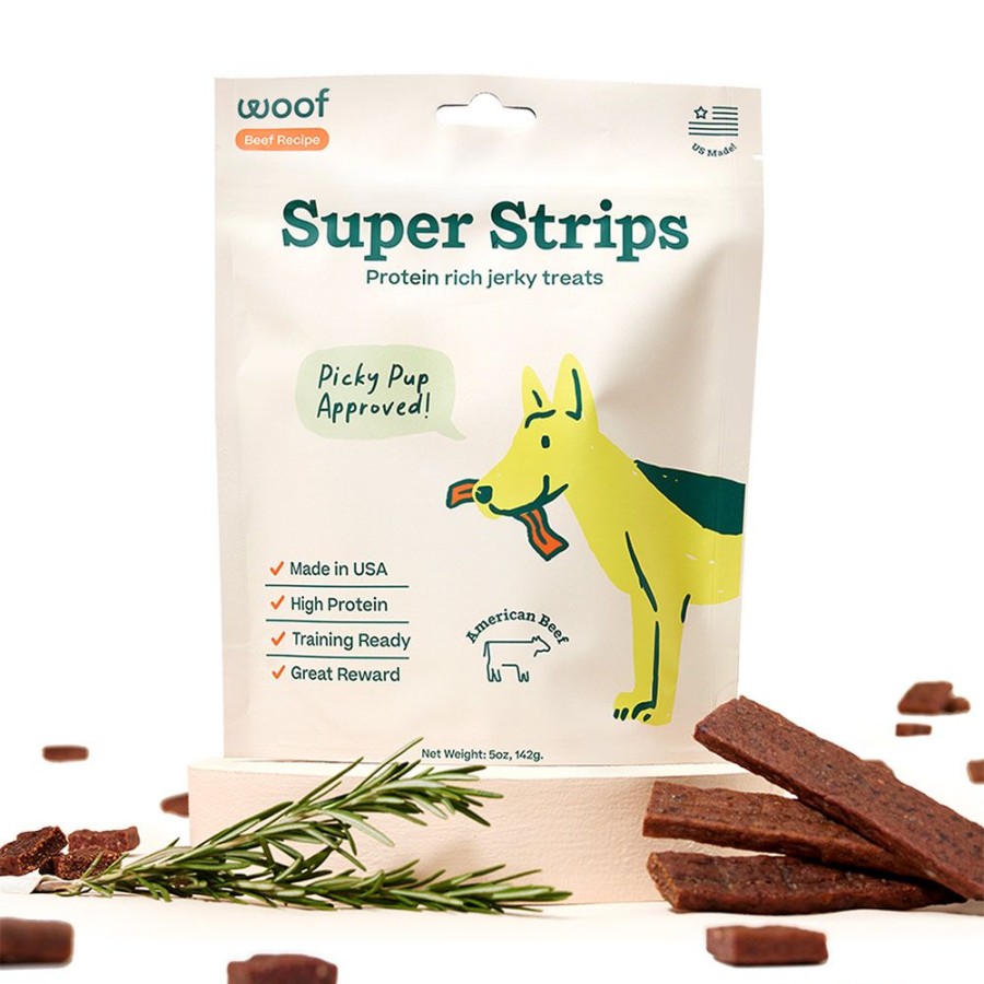 Treats Woof Pet | Super Strips - Protein Treats