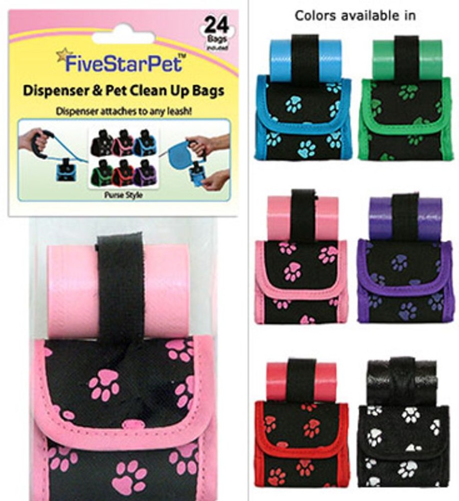 Stain, Odor & Clean-Up Products FiveStarPet | Paw Print Patented Purse Dispensers