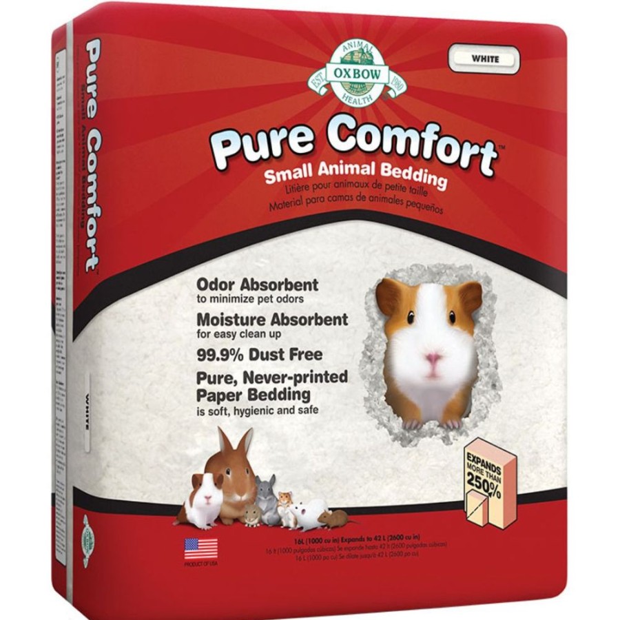 For Cats & Other Critters Oxbow | Oxbow Small Animal Pure Comfort Bedding White 242 Liter