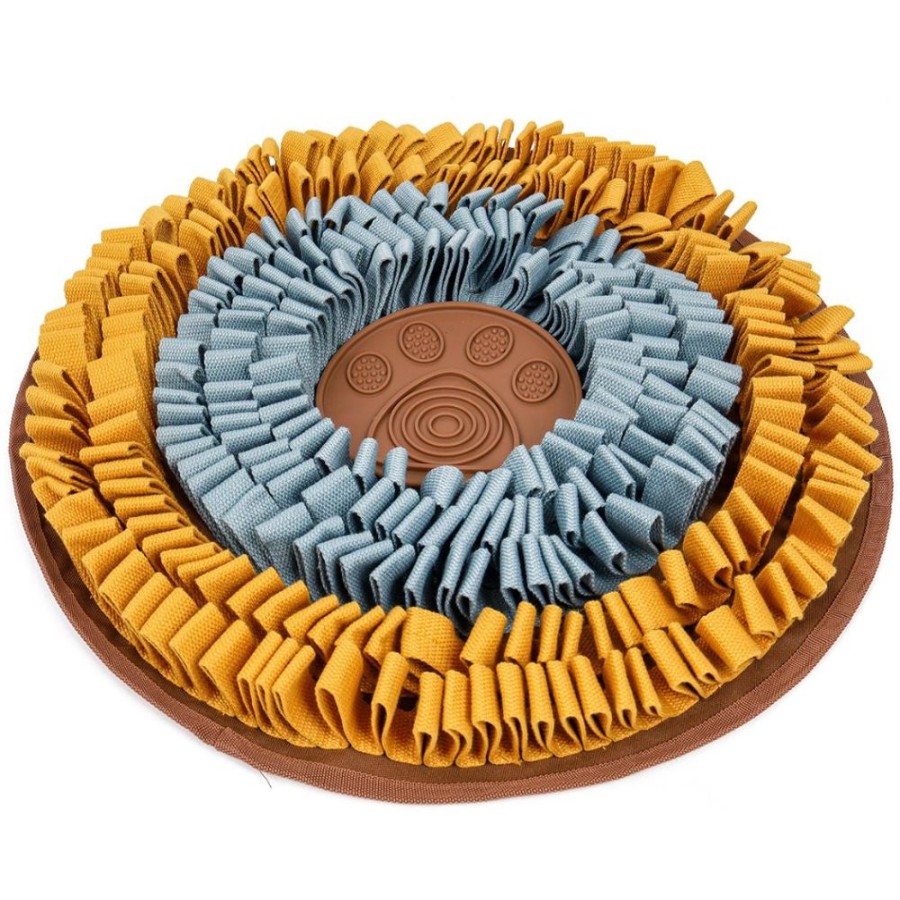 Bowls & Feeding Supplies Injoya | Cookie Snuffle Mat-Blue Orange