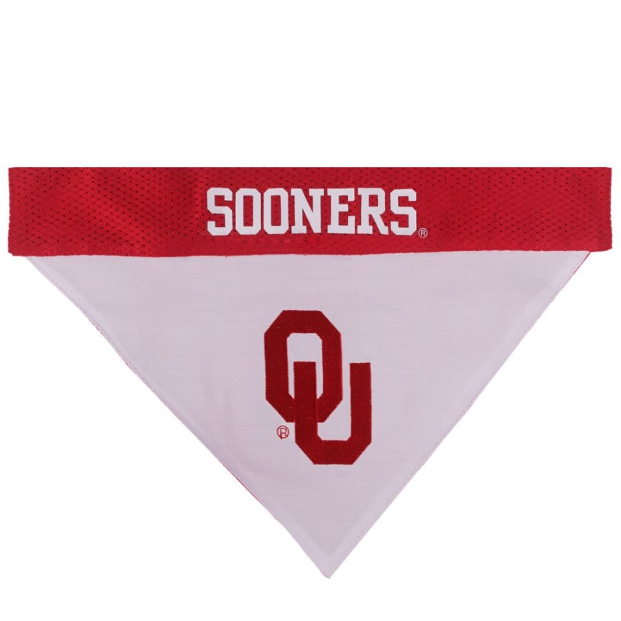 Collars, Leads & Accessories Pets First, Inc. | Oklahoma Sooners Reversible Bandana