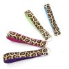 Stuff For Humans Mimi Green | Leopard Velvet Wristlet Key Fob