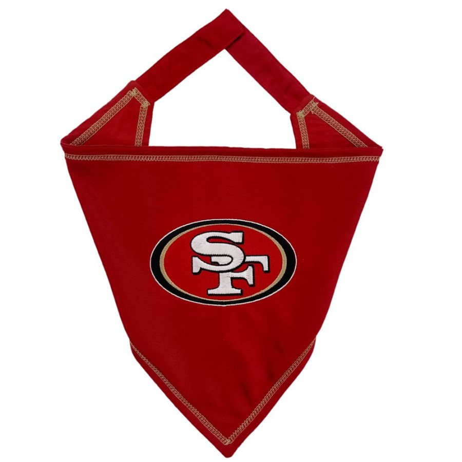 Collars, Leads & Accessories Pets First, Inc. | San Francisco 49Ers Tie Around Bandana