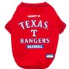 Pet Apparel (Continued) Pets First, Inc. | Texas Rangers Tee Shirt - By Pets First