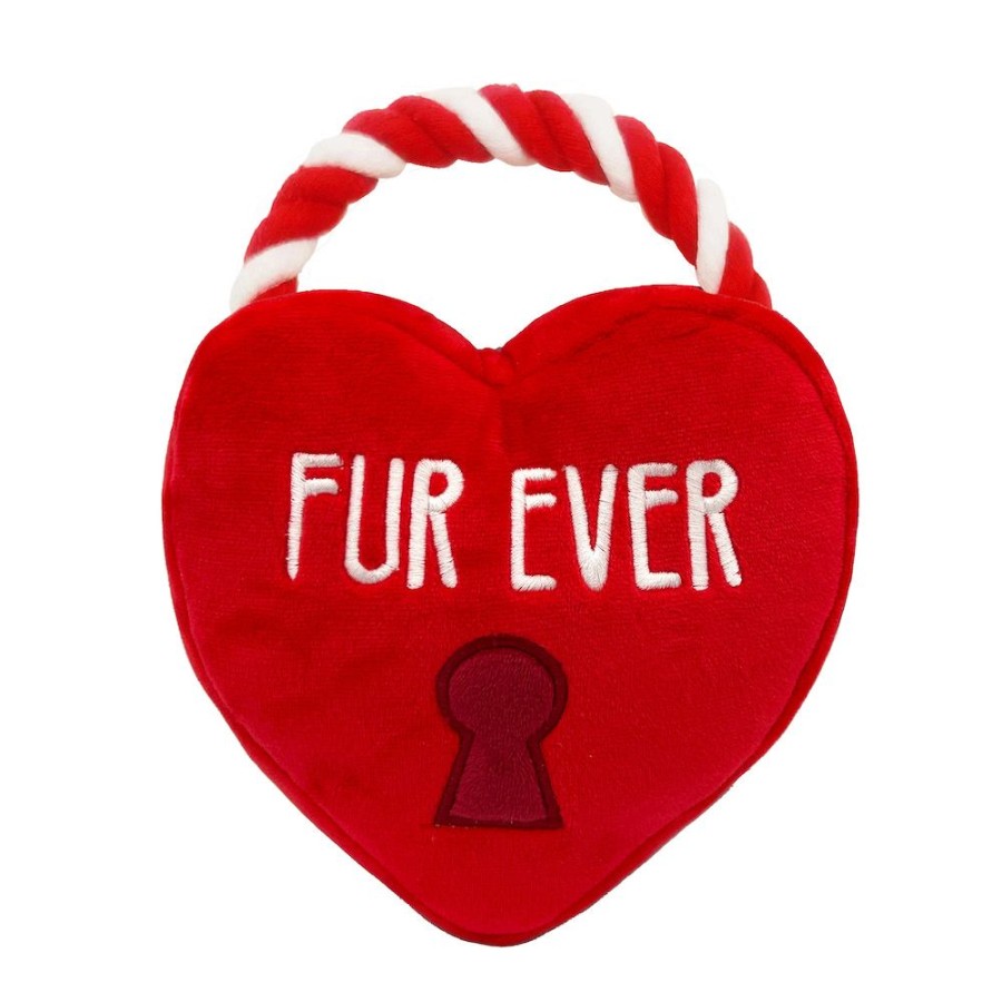 Toys & Playthings Huxley & Kent® | Fur Ever Lock Heart Dog Toy