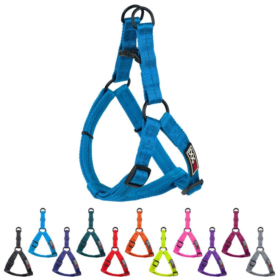 Collars, Leads & Accessories Dogline | Dogline Nylon Flat Step-In Harness