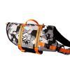 Health & Safety Paws Aboard | Paws Aboard Dog Life Jacket - Orange Camo Nepoprene