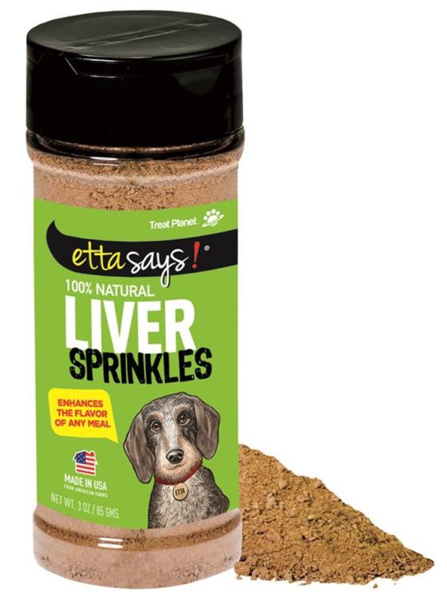 Pet Food Etta Says!® | Liver Sprinkles 100% All Natural Liver, Wt 2.75 Oz