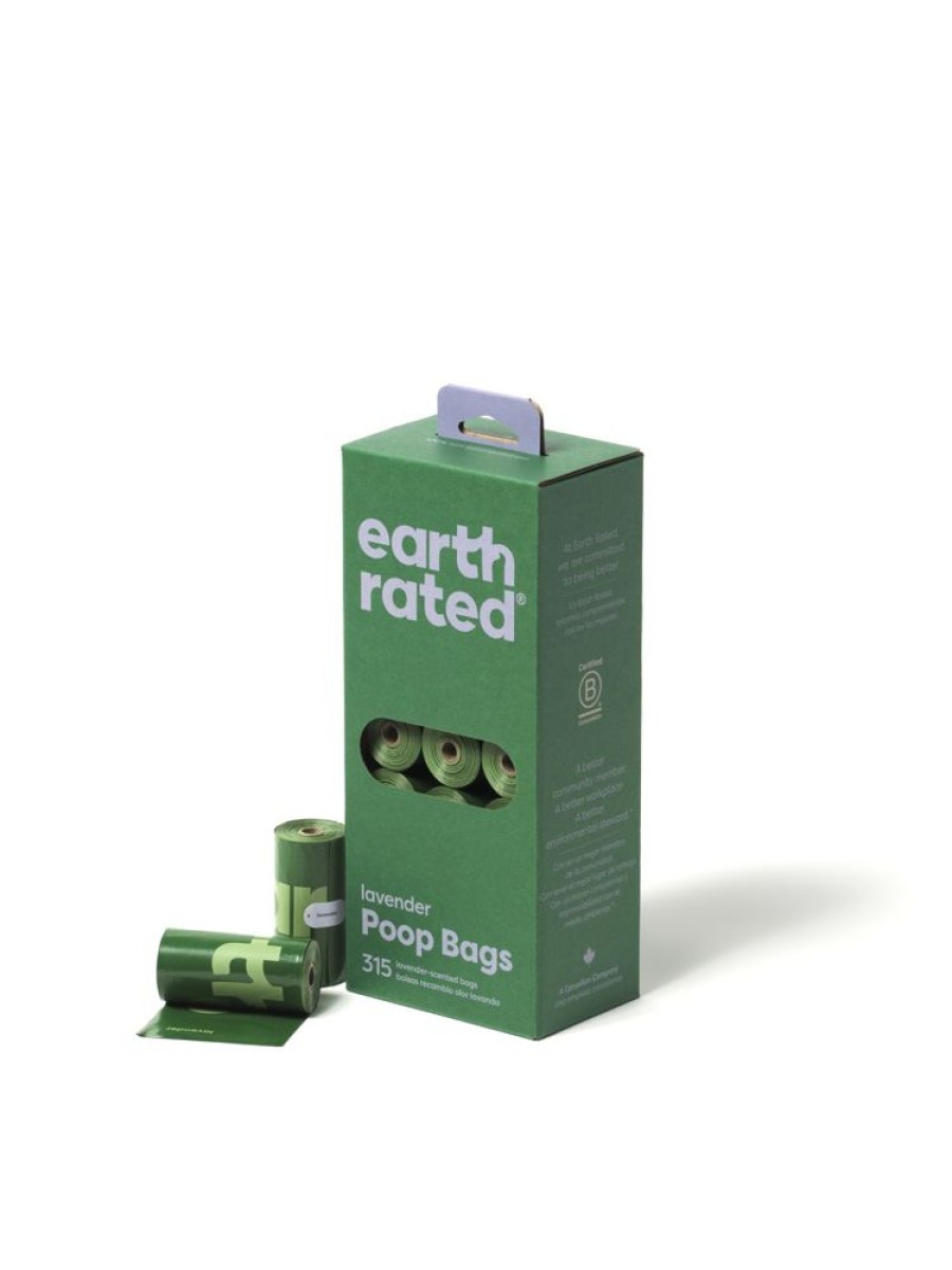 Stain, Odor & Clean-Up Products Earth Rated™ | Earth Rated Lavender Poop Bags 315Ct On 21 Refill Rolls