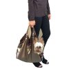 Totes & Carriers Dog Squad | Hollywood Dog Tote Carrier In Bronze Snake