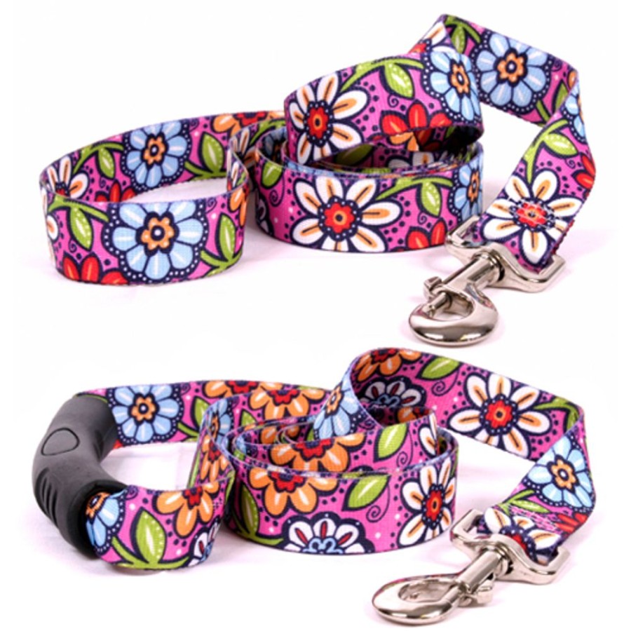 Collars, Leads & Accessories Yellow Dog Design | Pink Garden Collection