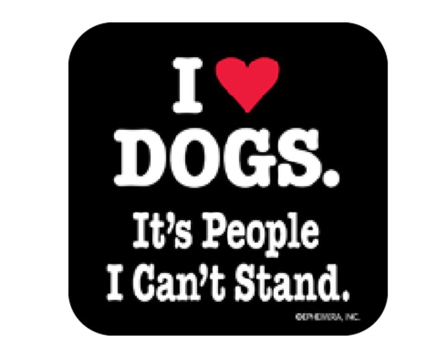 For The Home High Cotton, Inc. | I Heart Dogs Coaster