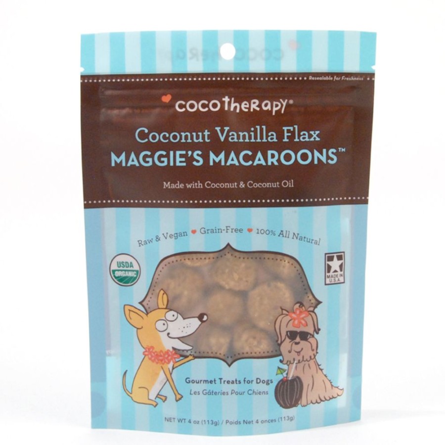 Treats CocoTherapy® | Coconut Vanilla Flax Maggie'S Macaroons From Cocotherapy®