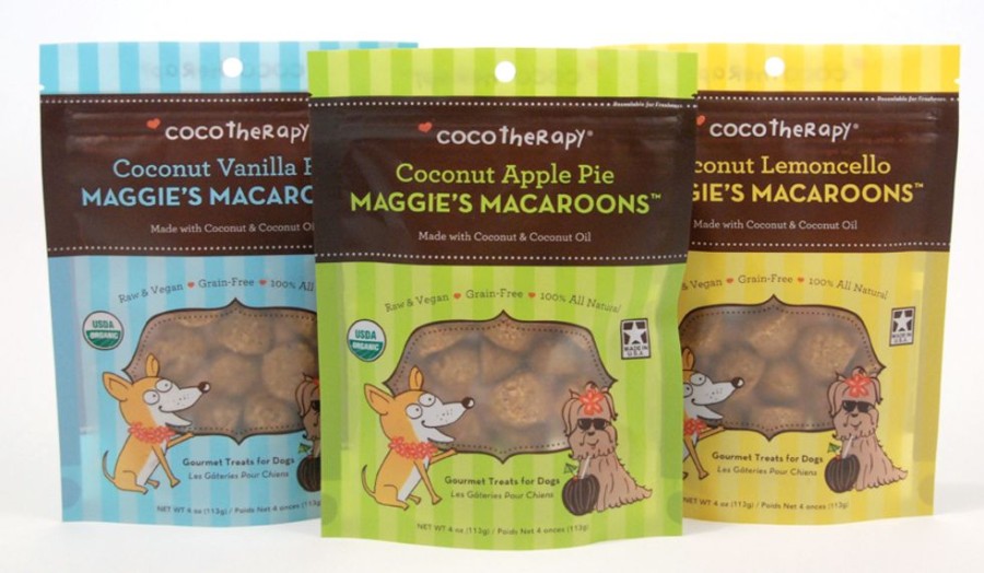 Treats CocoTherapy® | Coconut Vanilla Flax Maggie'S Macaroons From Cocotherapy®