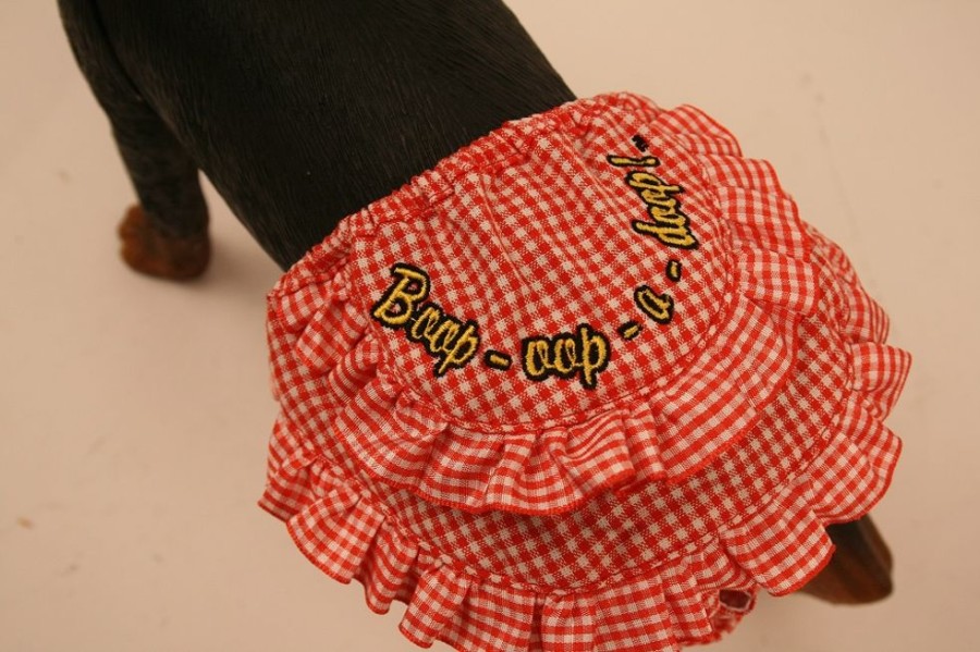 Pet Apparel (Continued) Betty Boop™ Couture | Red Check Pants