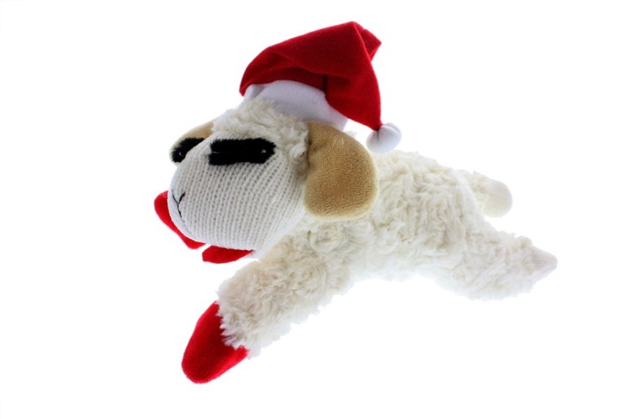 Special Occasion & Holiday MultiPet | Multipet 10.5" Lamb Chop With Santa Hat