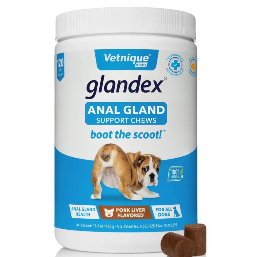 Health & Safety Glandex | Glandex Pork Liver Soft Chews 120Ct Jar