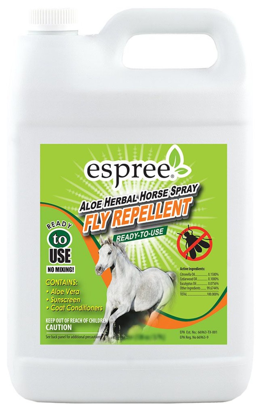 For Cats & Other Critters Espree | Espree Aloe Herbal Fly Horse Spray, Ready To Use