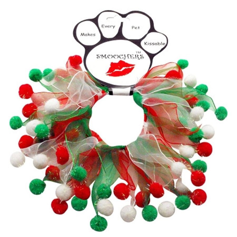 Collars, Leads & Accessories Mirage Pet Products | Christmas Fuzzy Wuzzy Smoocher