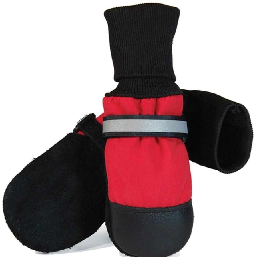 Pet Apparel Muttluks | Original Fleece-Lined Muttluks - Red (Set Of 4)