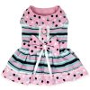 Pet Apparel (Continued) Doggie Design, Inc. | Dots & Stripes Harness Dress With Matching Leash