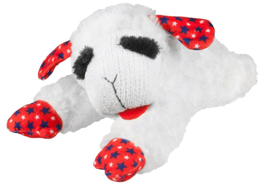 Toys & Playthings MultiPet | Multipet Patriotic Lamb Chop Plush Dog Toy 10.5"