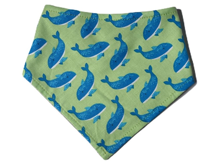 Collars, Leads & Accessories Very Vintage Designs | Bandana - Humphrey - Nautical Summer Whales