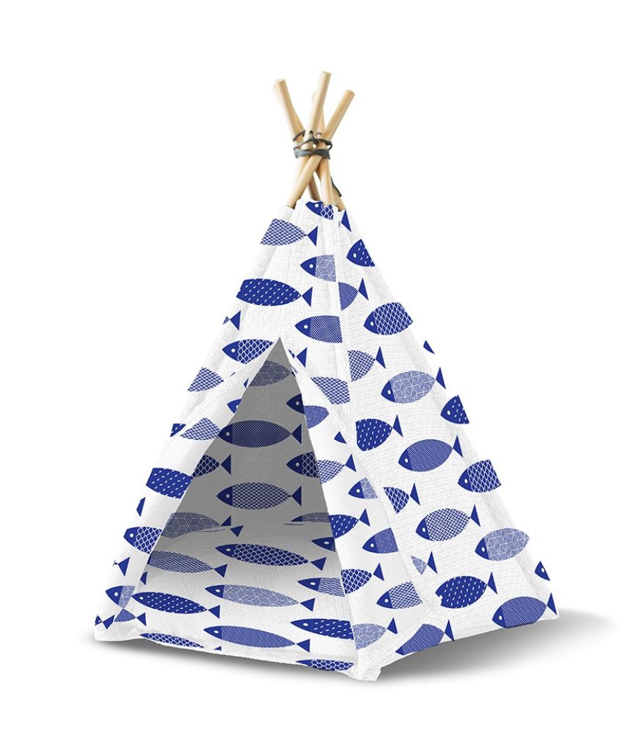 Beds, Crates, Etc. WOOF Concept | Bluefin - Premium Pet Teepee