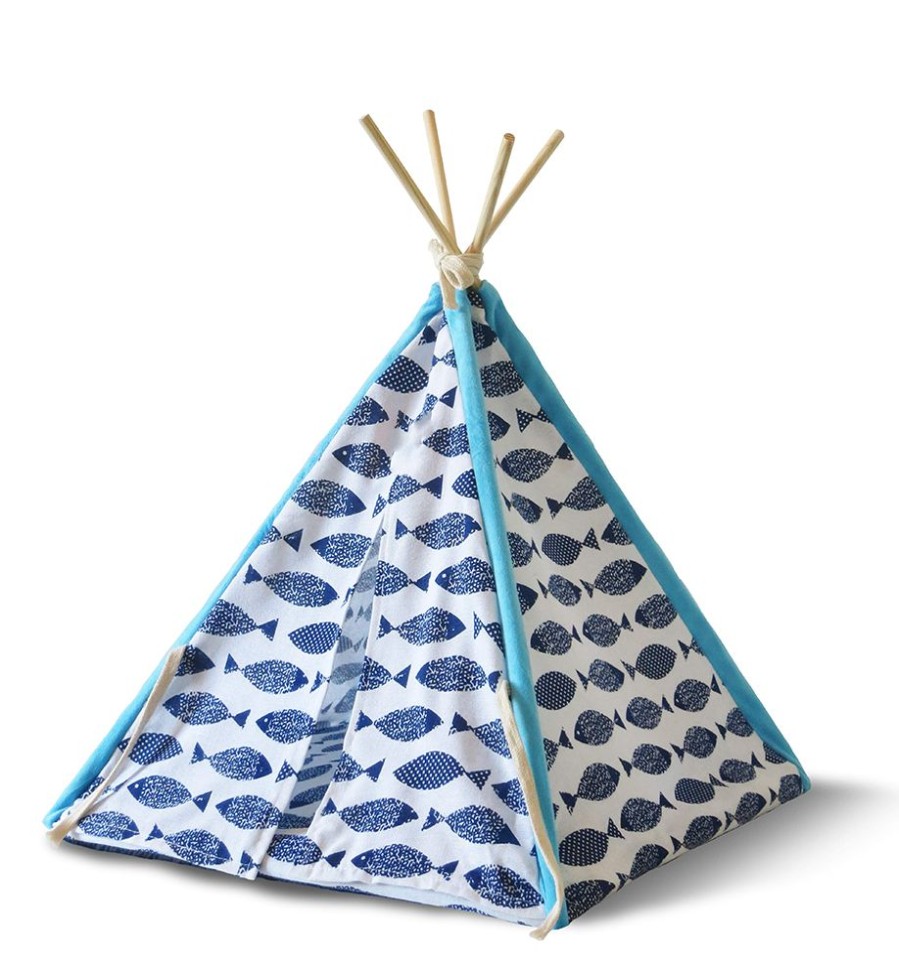 Beds, Crates, Etc. WOOF Concept | Bluefin - Premium Pet Teepee