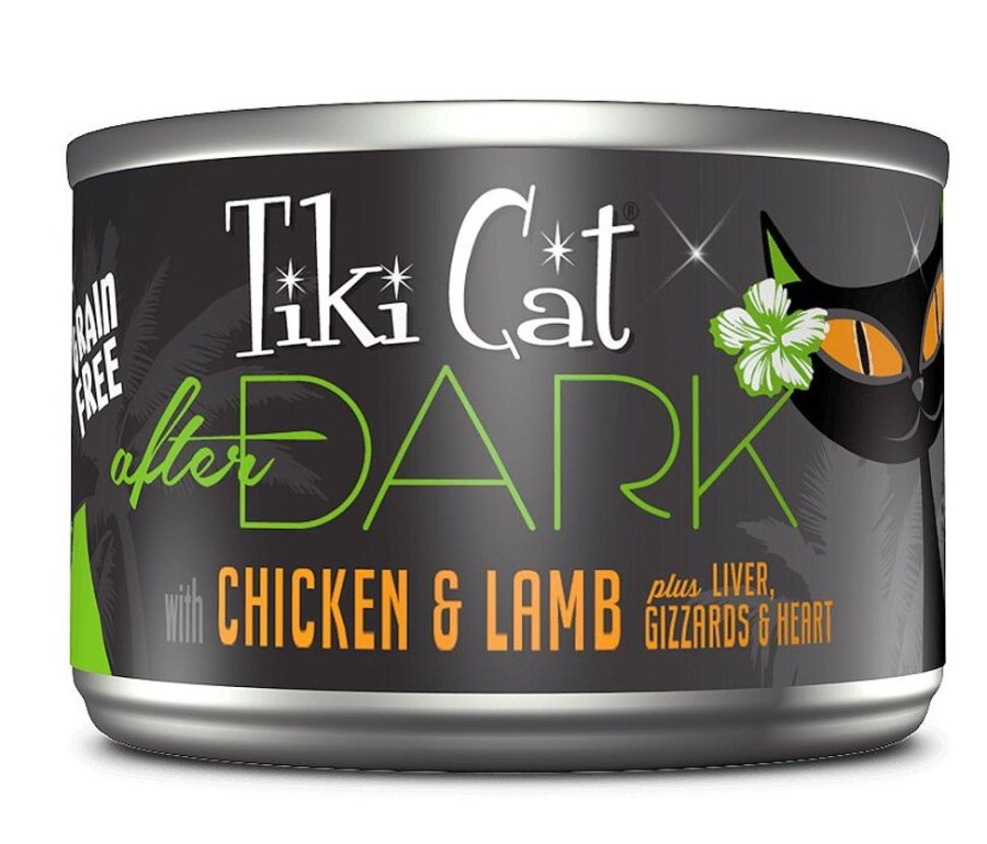 For Cats & Other Critters Tiki Pets | Tiki Pets Cat After Dark Chicken Lamb 5.5 Oz.(Case Of: 8)