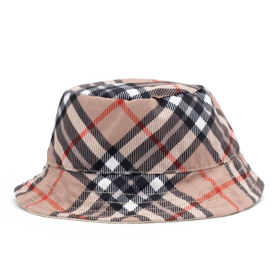 Pet Apparel The Worthy Dog | Tan Plaid Bucket Hat