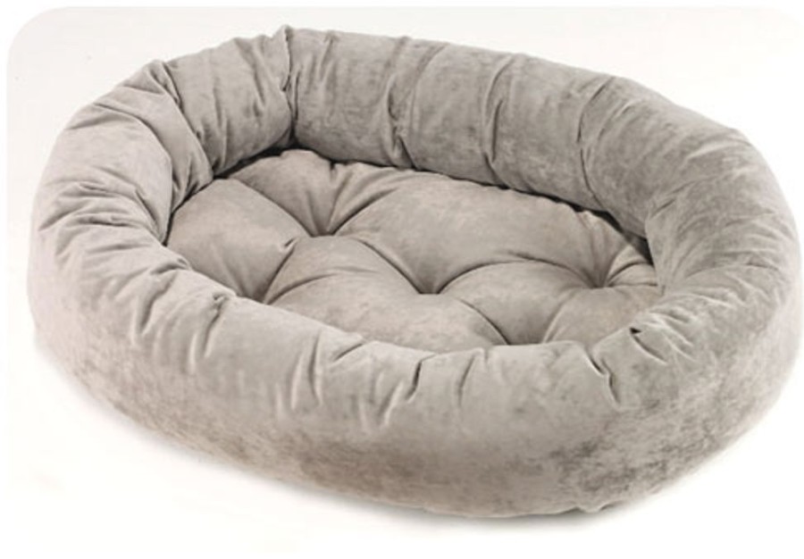 Beds, Crates, Etc. Bowsers Pet Products | Donut Bed Granite Microvelvet