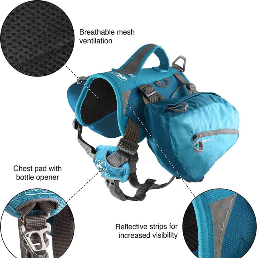 Harnesses Kurgo | Dog Backpack | Kurgo Baxter Dog Back Pack