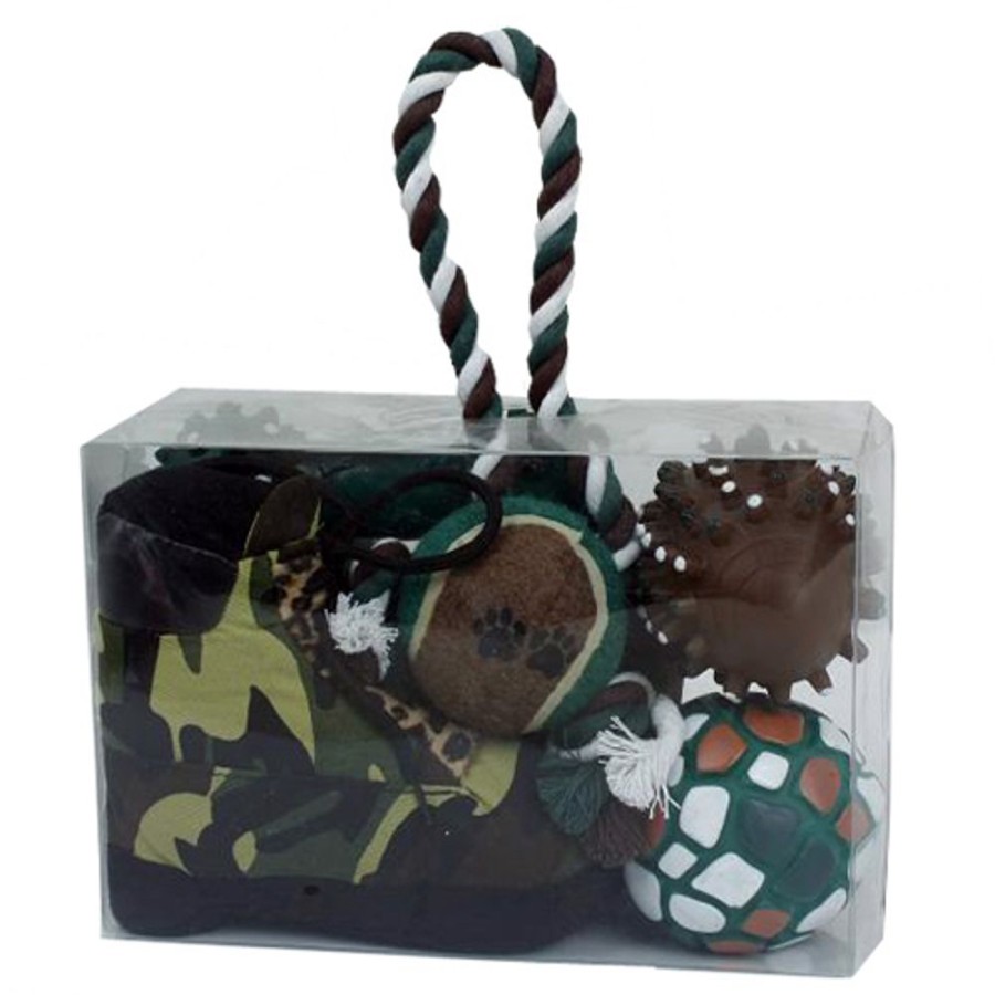 Special Occasion & Holiday Pet Life | Camouflage Pet Toy Gift Set