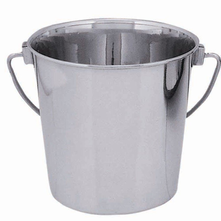 Bowls & Feeding Supplies QT Dog | Stainless Steel Buckets