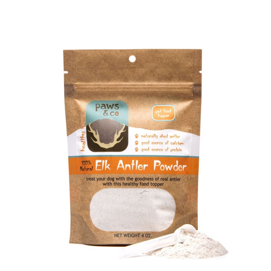 Pet Food Paws & Co | Elk Antler Powder 4 Oz