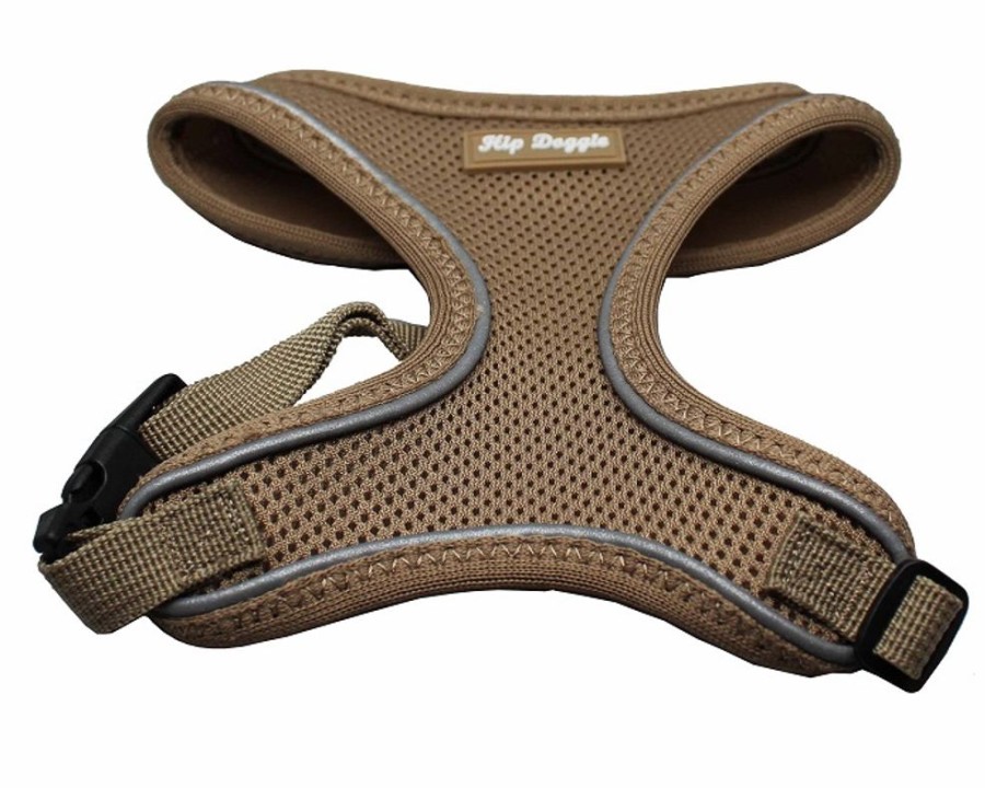 Harnesses Hip Doggie Inc. | Tan Ultra Comfort Mesh Harness Vests - Closeout Color