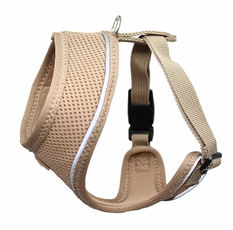 Harnesses Hip Doggie Inc. | Tan Ultra Comfort Mesh Harness Vests - Closeout Color