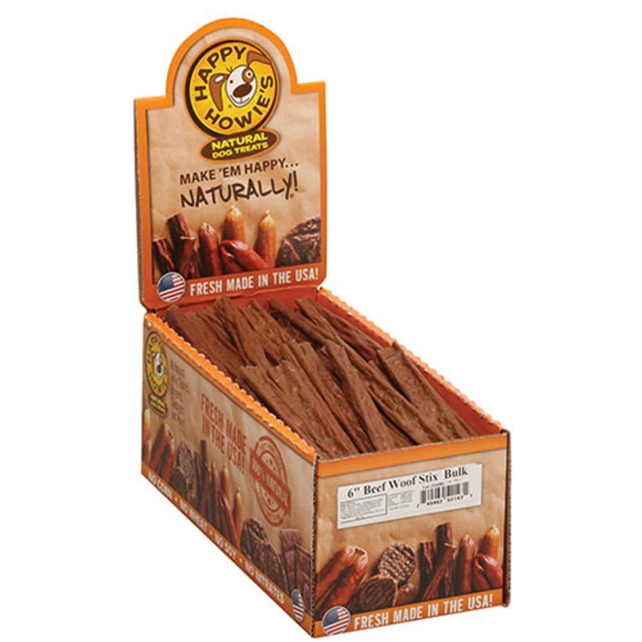 Treats Happy Howie's | Beef Woof Stix Bulk