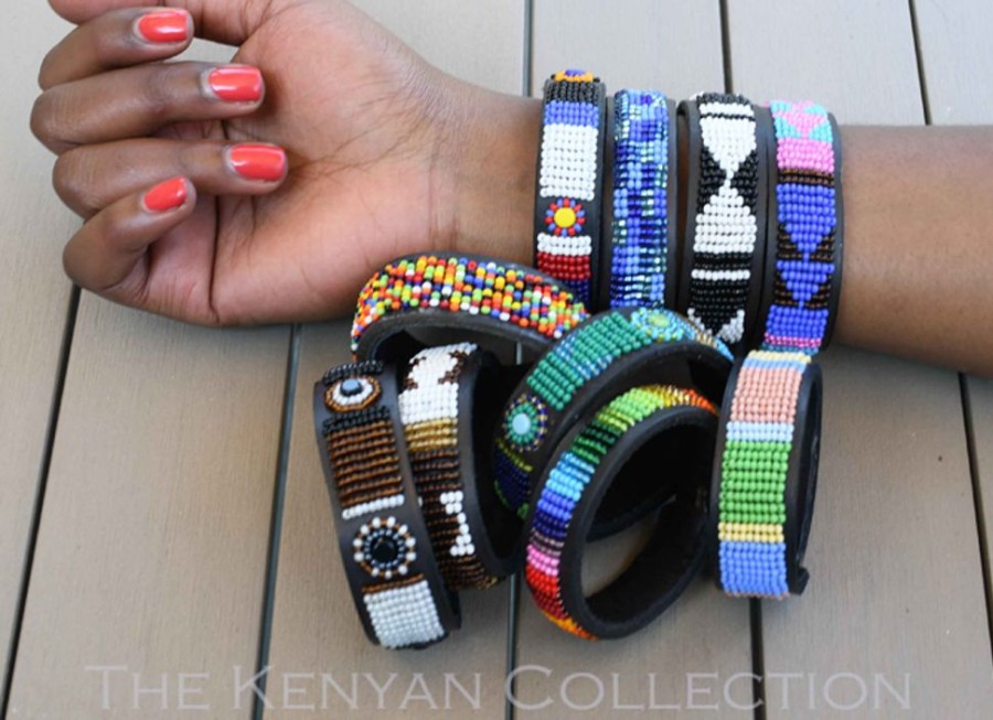 Stuff For Humans The Kenyan Collection | Beaded Leather Bracelets For People