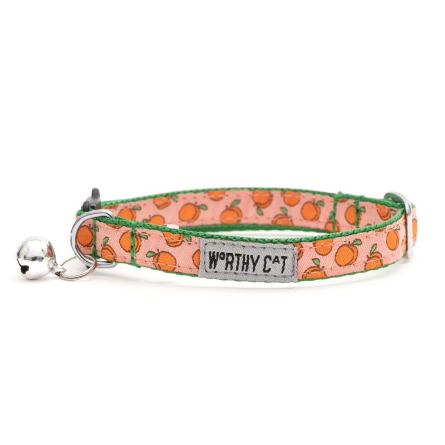 For Cats & Other Critters The Worthy Dog | Peachy Keen Cat Collar