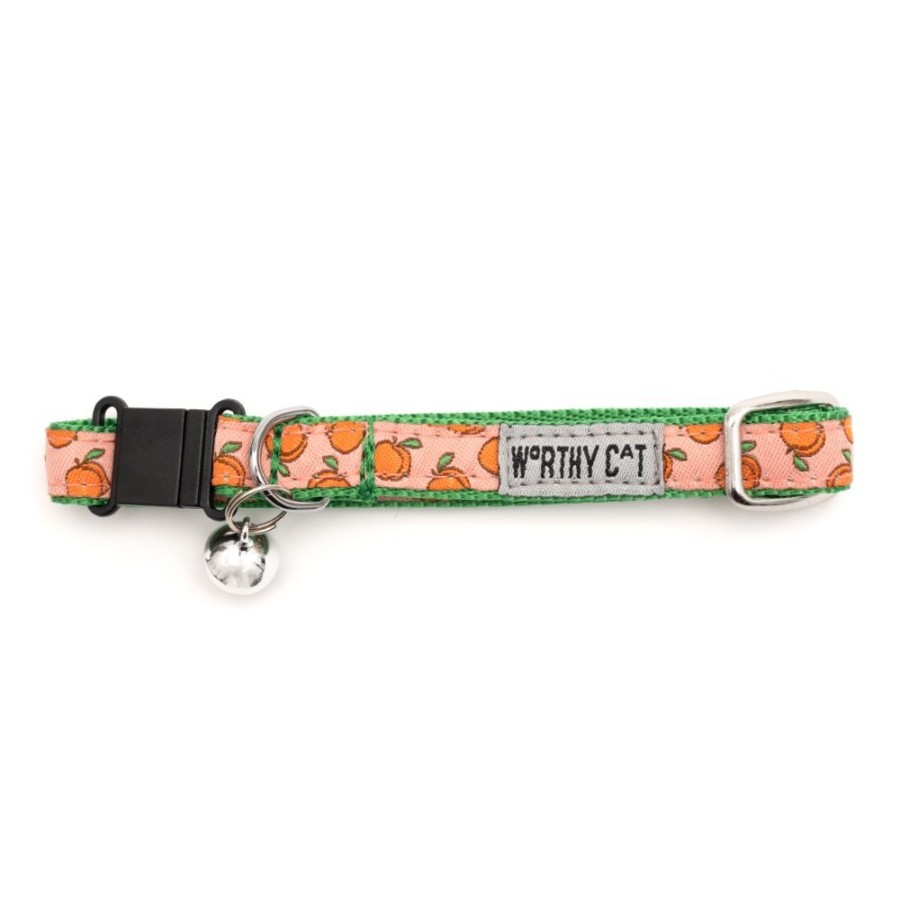 For Cats & Other Critters The Worthy Dog | Peachy Keen Cat Collar