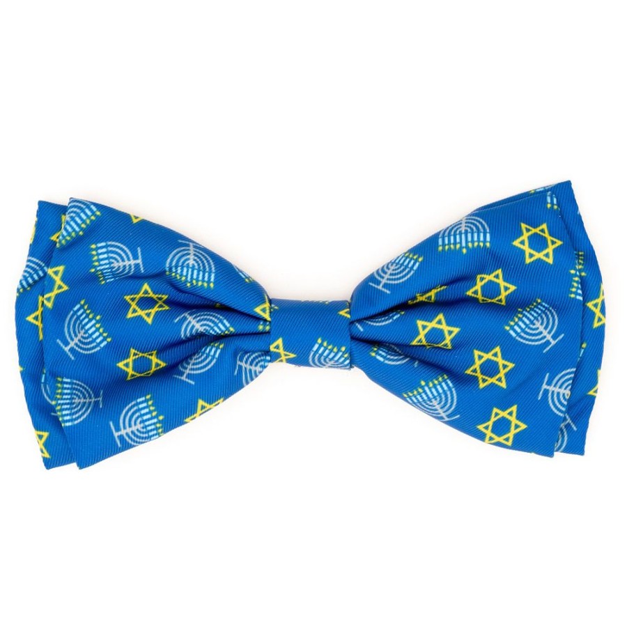 Special Occasion & Holiday The Worthy Dog | Menorah Bow Tie