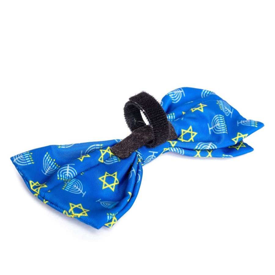 Special Occasion & Holiday The Worthy Dog | Menorah Bow Tie