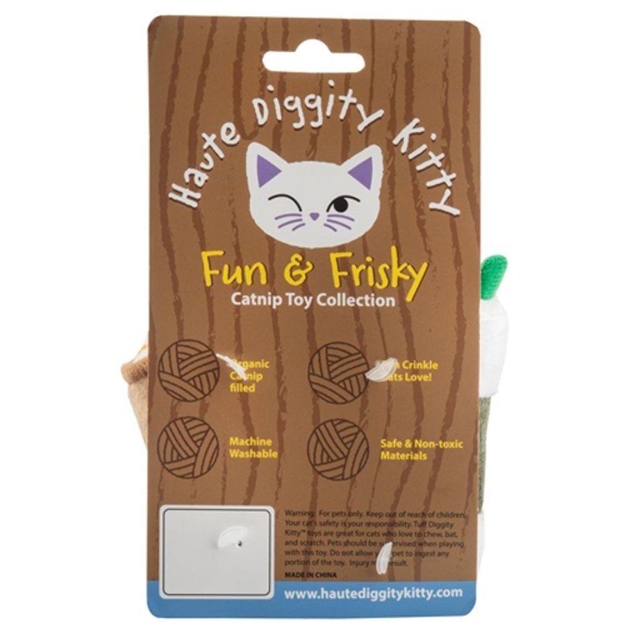 Toys & Playthings Haute Diggity Dog | Meowbucks (2 Coffee Cups) Organic Catnip Toys By Haute Diggity Dog + Kitty