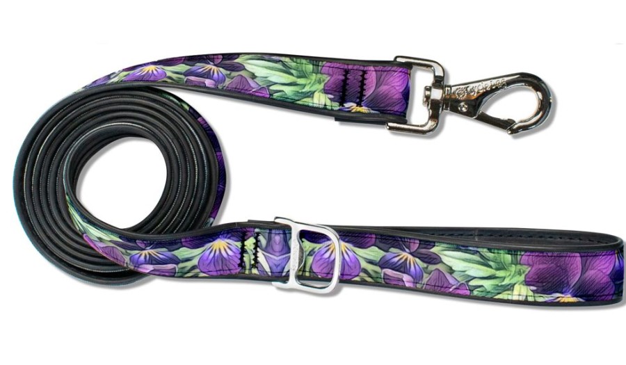 Collars, Leads & Accessories Cycle Dog | Purple Pansies Collection