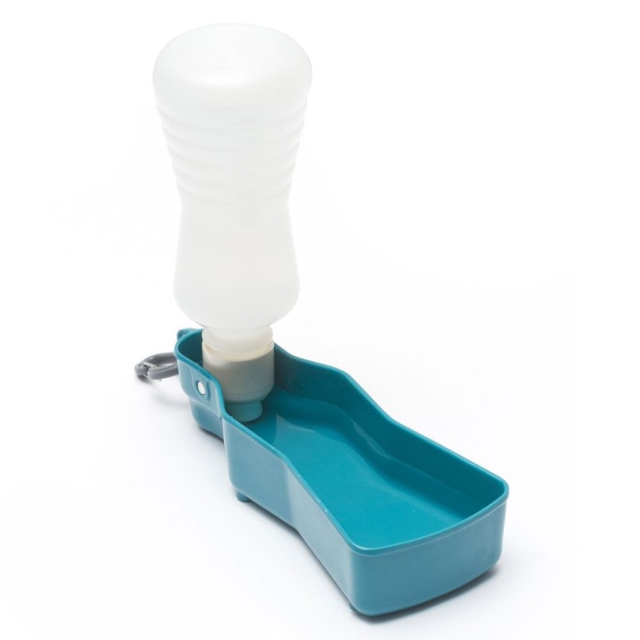 Travel Messy Mutts™ | Messy Mutts Travel Water Feeder Blue 9.6Oz