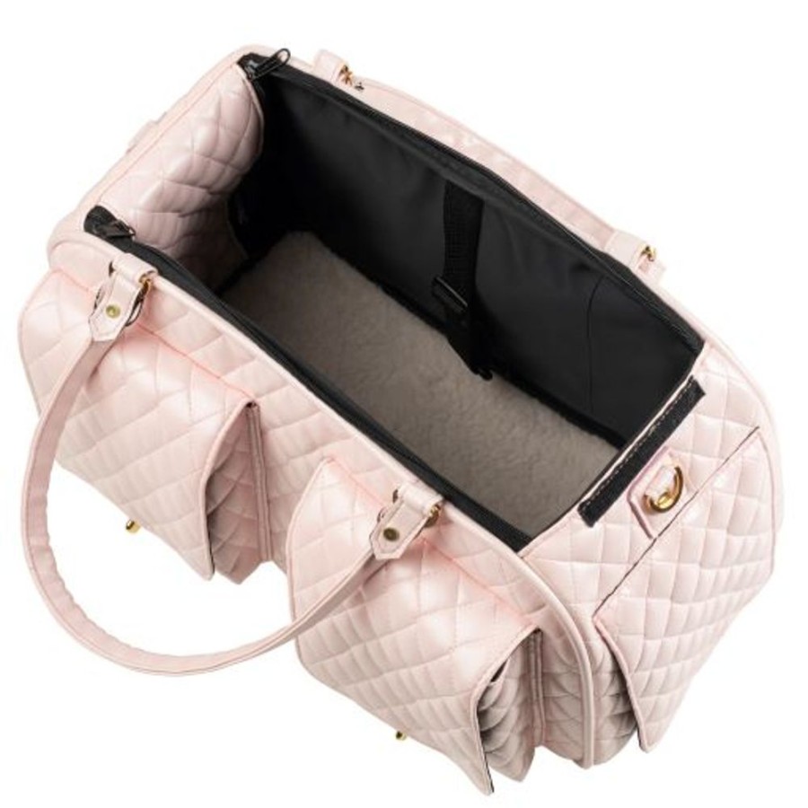 Totes & Carriers PETOTE® | Marlee 2 Pink Quilted