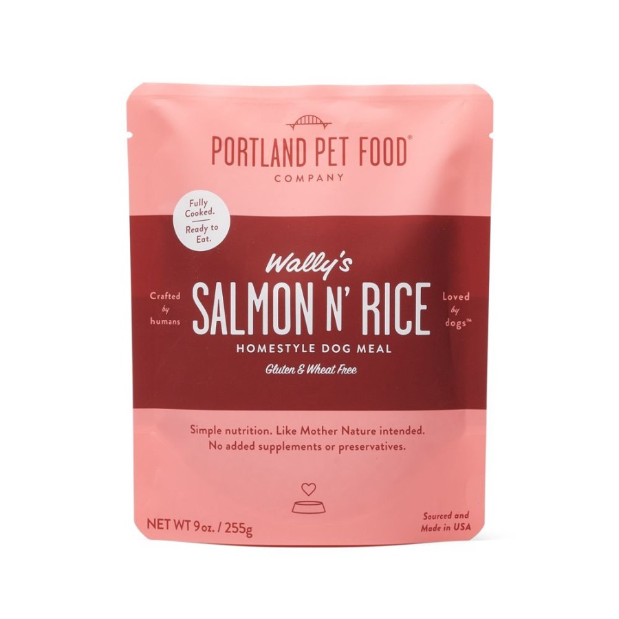 Pet Food Portland Pet Food Company | Wally'S Salmon N' Rice Homestyle Dog Meal