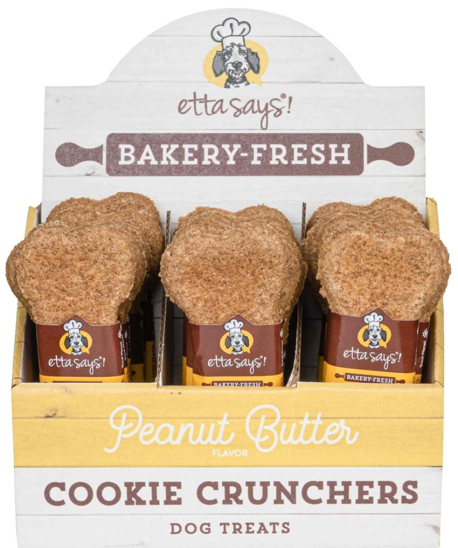 Treats Etta Says!® | Etta Says! Peanut Cookie Cruncher, 1Oz, Box Of 24